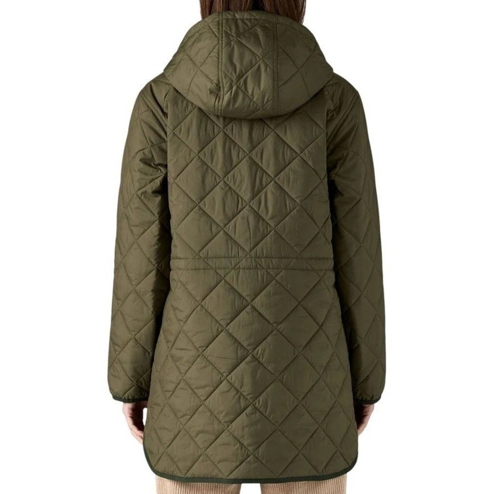 Patagonia Women's Diamond Quilted Parka Basin Green Size XL NWT ($269 Retail) - Picture 11 of 11